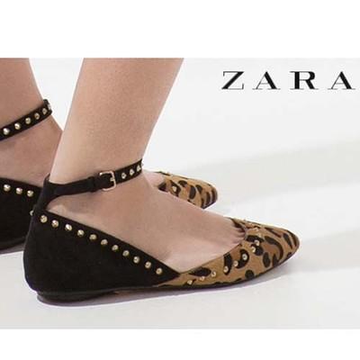 Foto Zara Season A/w 2012. Vamp Shoes With Studded Heel. Coltskin. All Sizes.