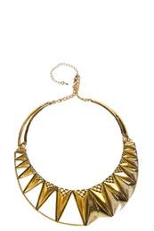Foto Zara Triangle Cut Out Plaque Necklace