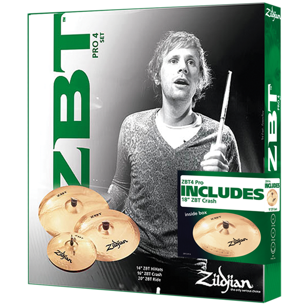 Foto Zildjian Zbt Pro 4 Cymbal Promo Pack Cymbal Set