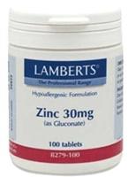 Foto Zinc 30 mg (como gluconato) 100 tabs lab lamberts