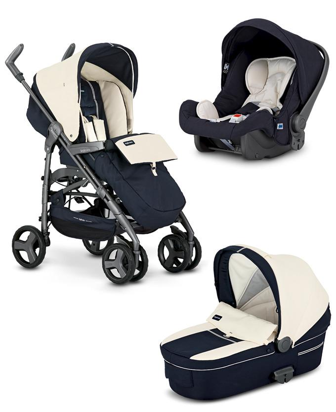 Foto Zippy Free System Azul y blanco - chasis Ardesia