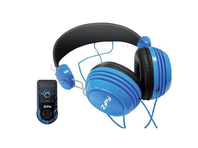 Foto Zipy Iguana Azul+Auricular. Lector Mp4 4 Gb