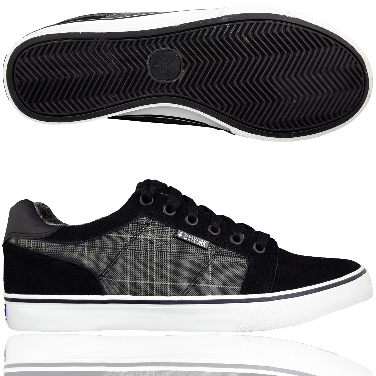 Foto Zoo York Huber Pro Zapatos Skater Negro Gris Oscuro