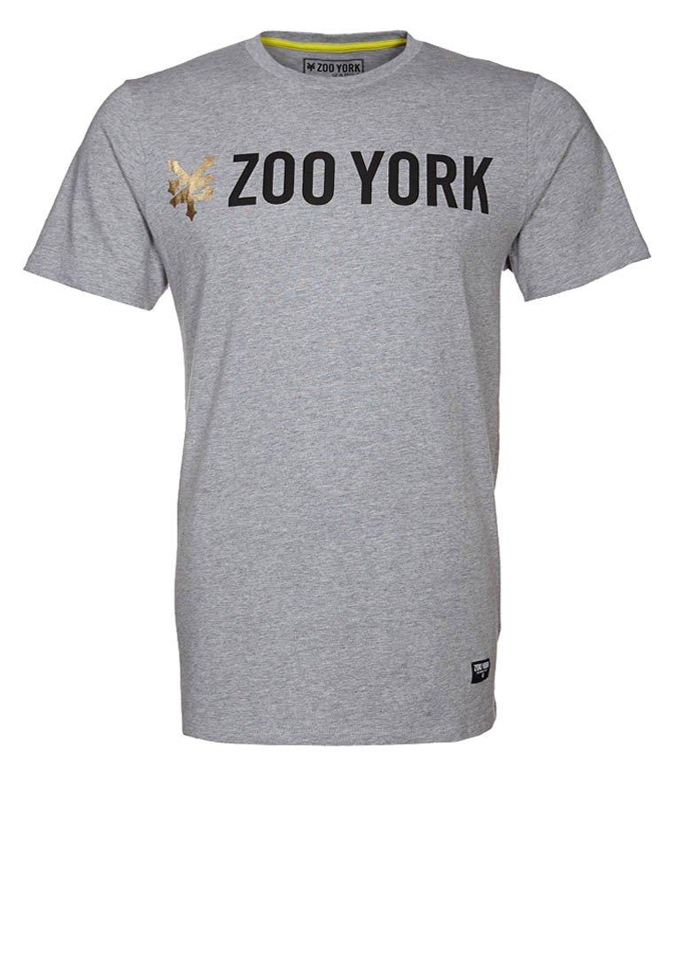 Foto ZOO YORK STRAIGHT CORE TEE Camiseta print gris