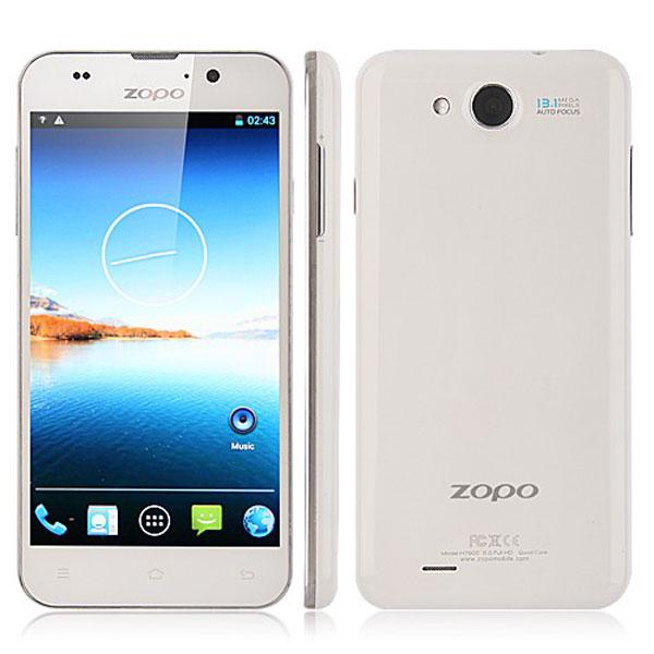 Foto ZOPO C3 MTK6589T 1.5GHz 5.0 pulgadas FHD Screen Android 4.2 Móvil 16G Blanco