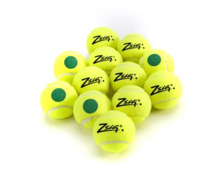 Foto ZSIG Green Dot Coaching Ball (1 dozen)