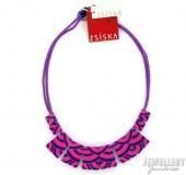 Foto ZSISKA Purple Resin & Silk Necklace