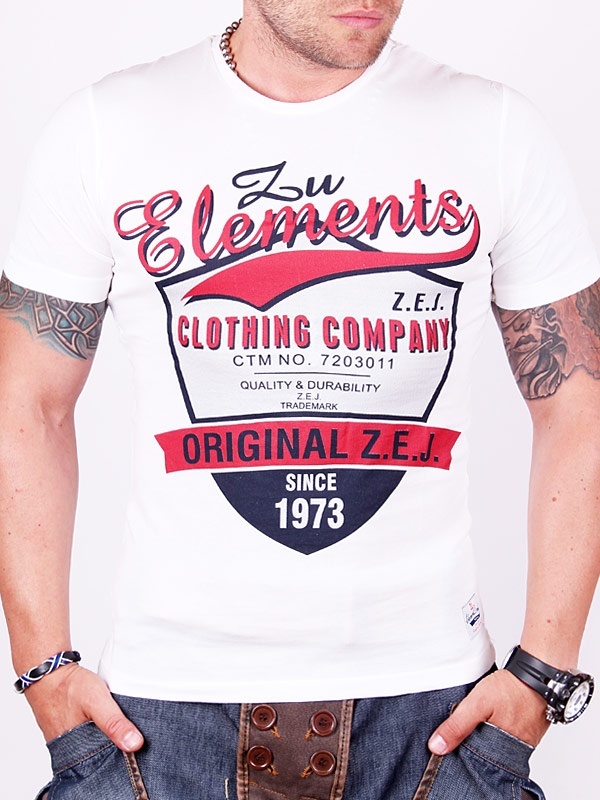 Foto ZU Element Camiseta – Blanco - M