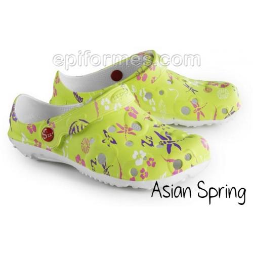 Foto ZUECO RELAJACION ESTAMPADO ASIAN SPRING