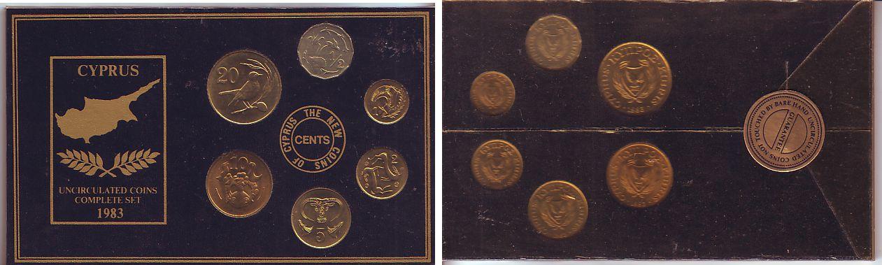 Foto Zypern Kms 1/2 20 Cents 1983