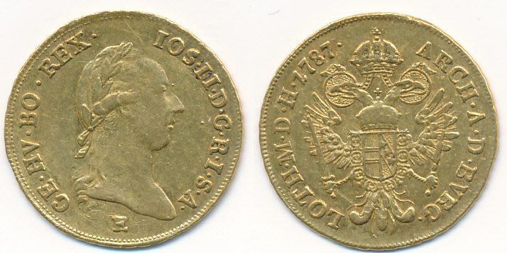 Foto Österreich 1 Dukat 1787 foto 100435