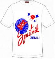 Foto 053 camiseta de hombre divertida sputnik (color: blanco; talla: m, xl, xxl ) foto 208438