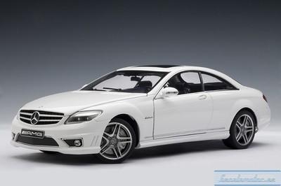 Foto 1:18, Mercedes-benz Cl63 Amg (white) (with Leather Seats). Autoart 76167 foto 604580