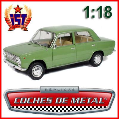 Foto 1968.- Seat 124 Matricula Madrid [m-701632] Verde (ist Models 18001se) Esc. 1:18 foto 755590