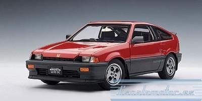 Foto 1:18, Honda Ballade  Sports Cr-x Si (red) 1984. Autoart 73262