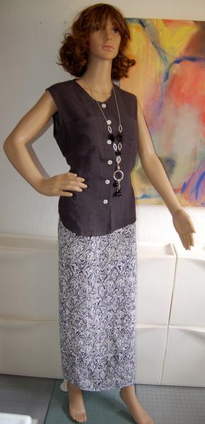 Foto 2-piece vestido con una falda envolvente foto 63800