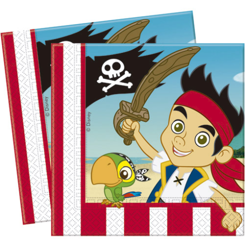 Foto 20 Servilletas Jake El Pirata 33X33Cm