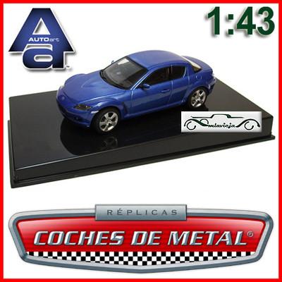 Foto 2003.- Mazda Rx-8 Winning Blue (autoart 55923) Escala 1:43. foto 455309