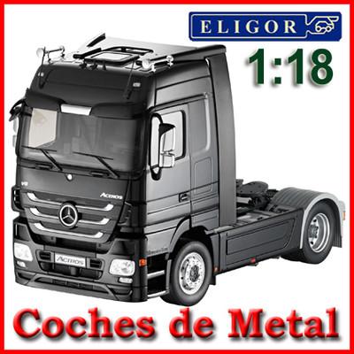 Foto 2008.- Cabeza Tractora Mercedes-benz Actros Mp3 V8 Negro (eligor 4078) 1:18. foto 44083