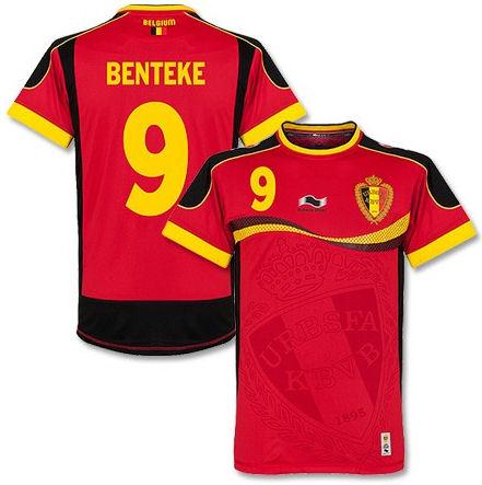 Foto 2012-13 Belgium Home Shirt (Benteke 9)