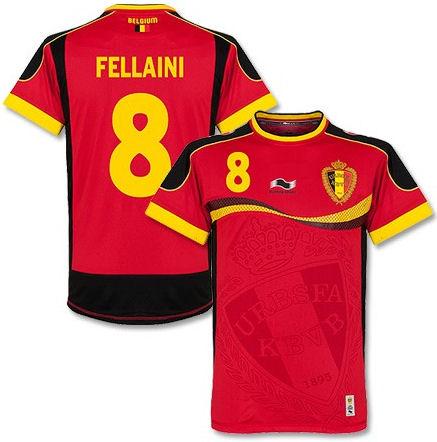 Foto 2012-13 Belgium Home Shirt (Fellaini 8)