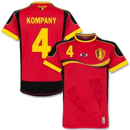 Foto 2012-13 Belgium Home Shirt (Kompany 4)