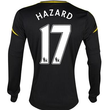 Foto 2012-13 Chelsea Long Sleeve 3rd Shirt (Hazard 17)