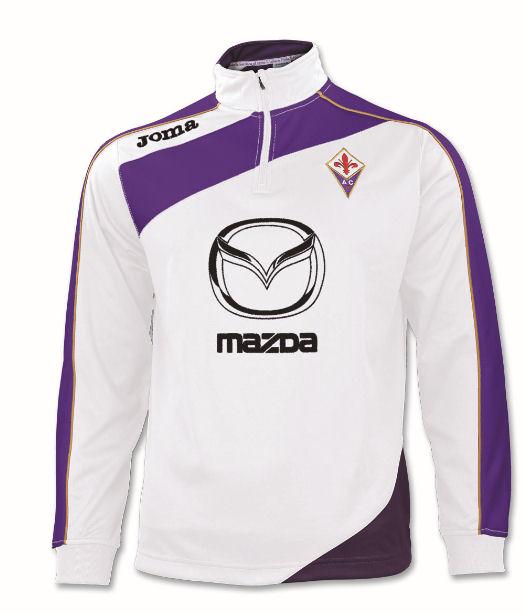 Foto 2012-13 Fiorentina Joma Hooded Sweatshirt (White) foto 549487