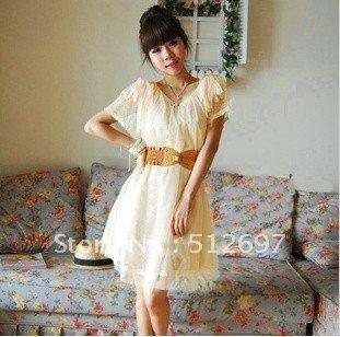 Foto 2012 vestidos cortos de maternidad/ropa/falda de la gasa de la manga de la nueva manera foto 77155