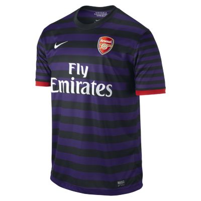 Foto 2012/13 Arsenal Football Club Replica Camiseta de fútbol de manga corta - Hombre - Morado/Negro - XL foto 323412