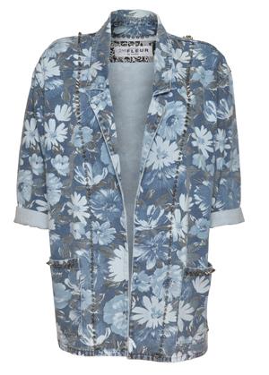 Foto 2nd Fleur Studded Floral Print Blazer Onesize - Blazer foto 852453