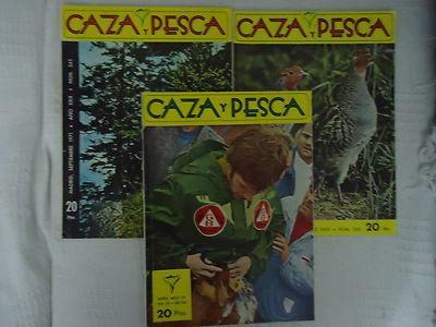 Foto 3 Revistas Caza Y Pesca 1971