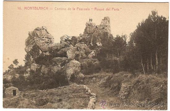 Foto 3259 una postal de montblanch camino de la pascuala roqué del par foto 120361