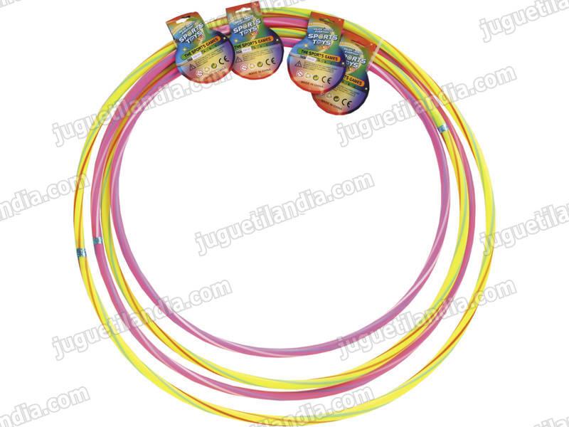 Foto 4 hula hoops de 66-72-76-82 cm. colores