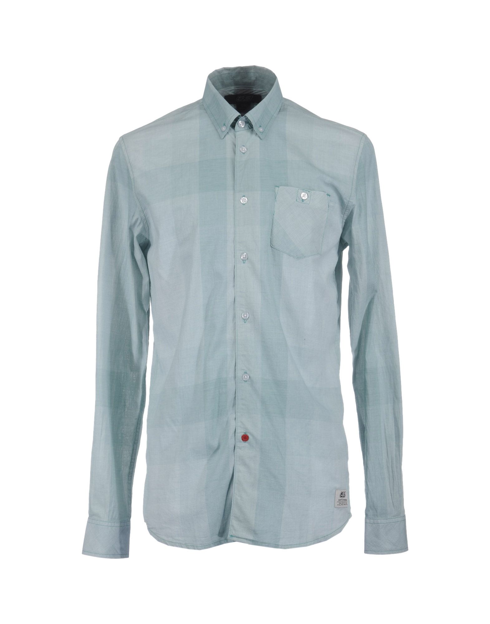 Foto 55Dsl Camisas De Manga Larga Hombre Verde