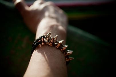 Foto 6 spike fluor rope bracelet
