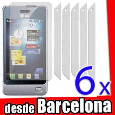 Foto 6 X Protectores De Pantalla + Paño Para Lg Gd510 Pop foto 796483