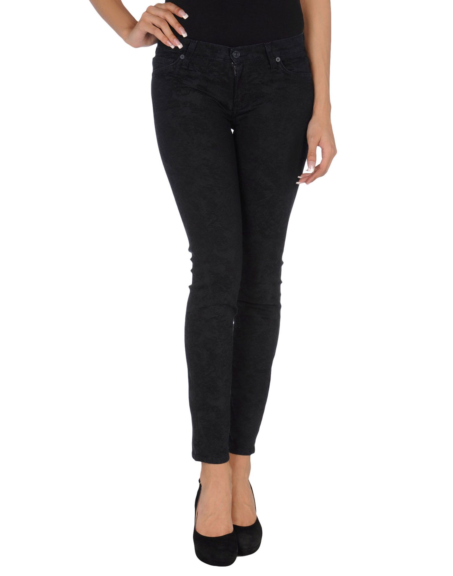 Foto 7 For All Mankind Pantalones Mujer Azul oscuro