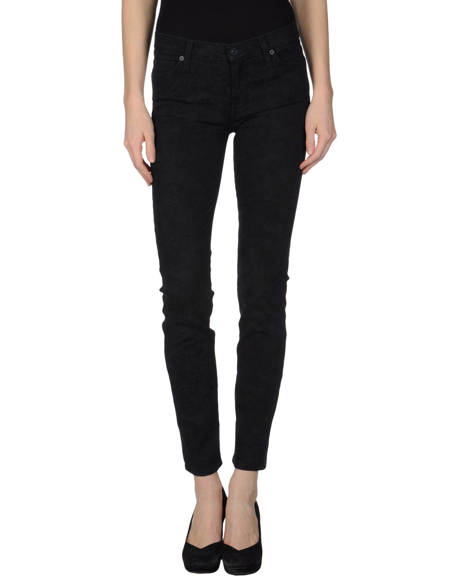 Foto 7 For All Mankind Pantalones Mujer Azul oscuro