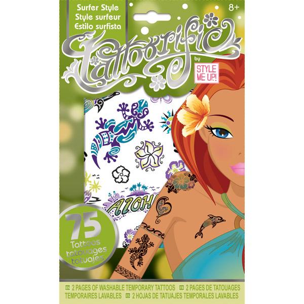 Foto 75 Tatuajes Lavables Surf Style