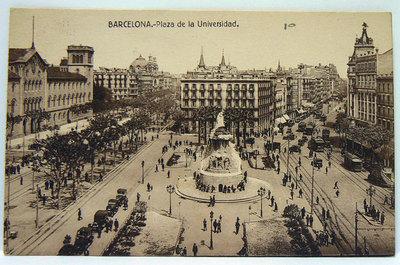 Foto 787 - Ak Postcar Postal De Barcelona Plaza De La Universidad foto 230539