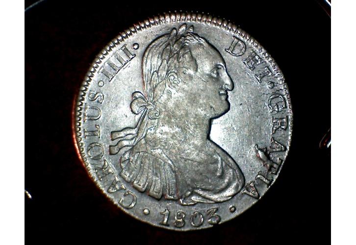 Foto 8 Reales Plata 1803 México FT