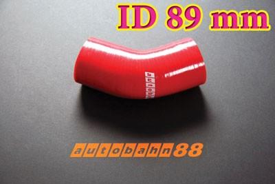 Foto 89mm 3.5 inch Silicone Elbow 45 Degree Hose Red - Autobahn88 ( ASHU03-45D89R ) foto 381952