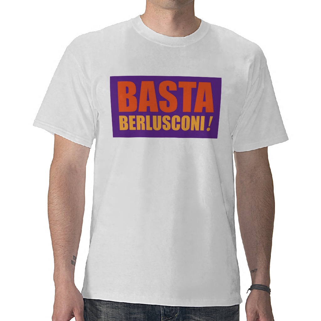 Foto ¡Basta, Berlusconi! Camiseta foto 971893