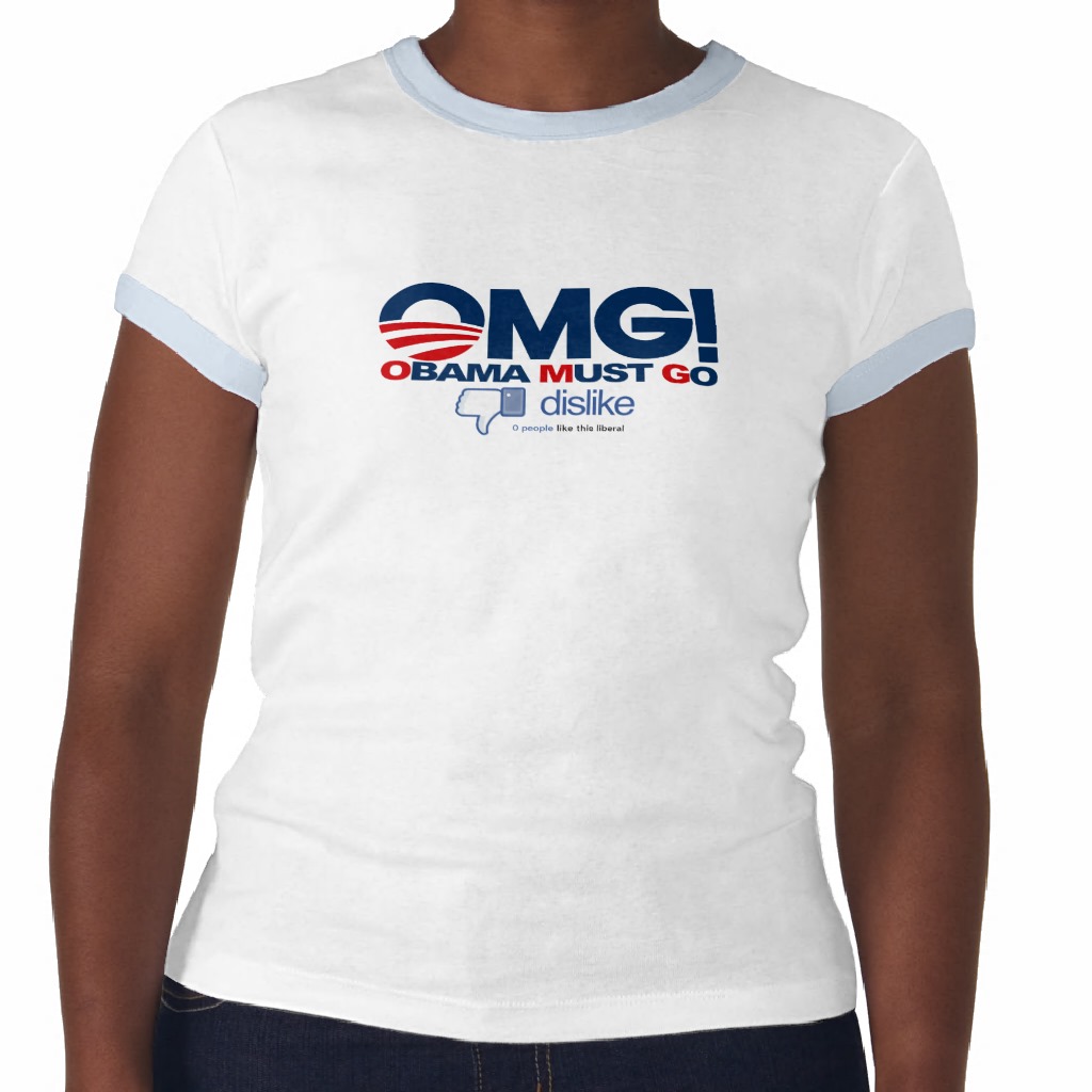 Foto ¡OMG! - Obama debe ir botón de la aversión Camisetas foto 962990