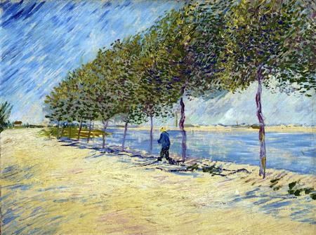 Foto A lo Largo del Sena, Van Gogh, cuadro replicado al óleo foto 950547