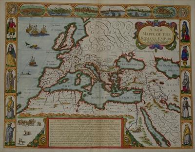 Foto A New Map of the Roman Empire, from 'A.. - Long Handled Shopping Bag foto 617522