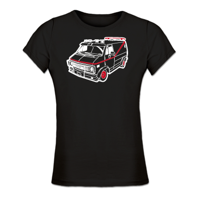 Foto A Team Van T-shirt de mujer