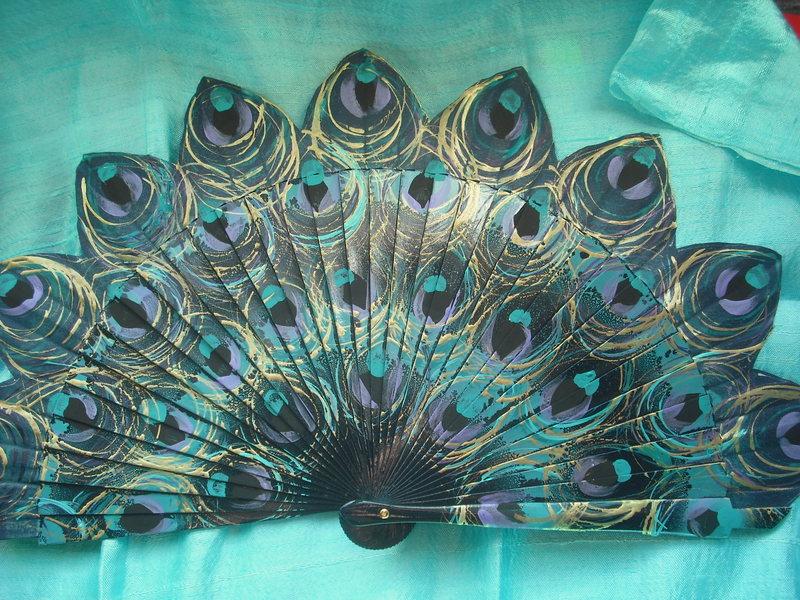 Foto ABANICO PINTADO A MANO