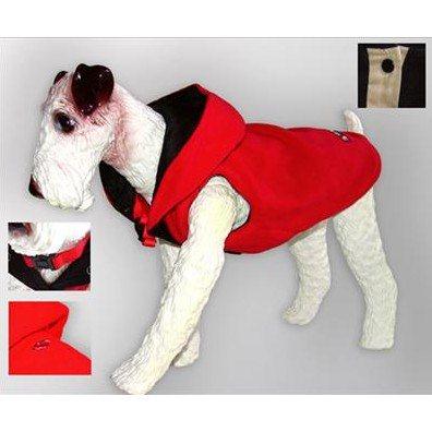 Foto Abrigo polar con gorra para perros 25 cm